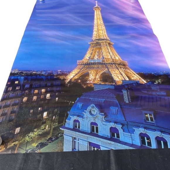 Eiffel Tower 2’x3’ Poster Blue Gold - Picture 2 of 3